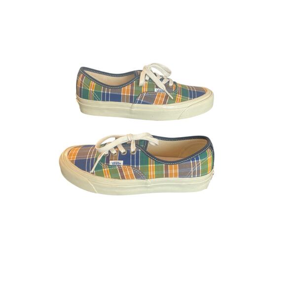 VANS ANAHEIM FACTORY 44DX LOW TOP PLAID CANVAS LACE UP SHOES MEN/WOMEN - Picture 2 of 9